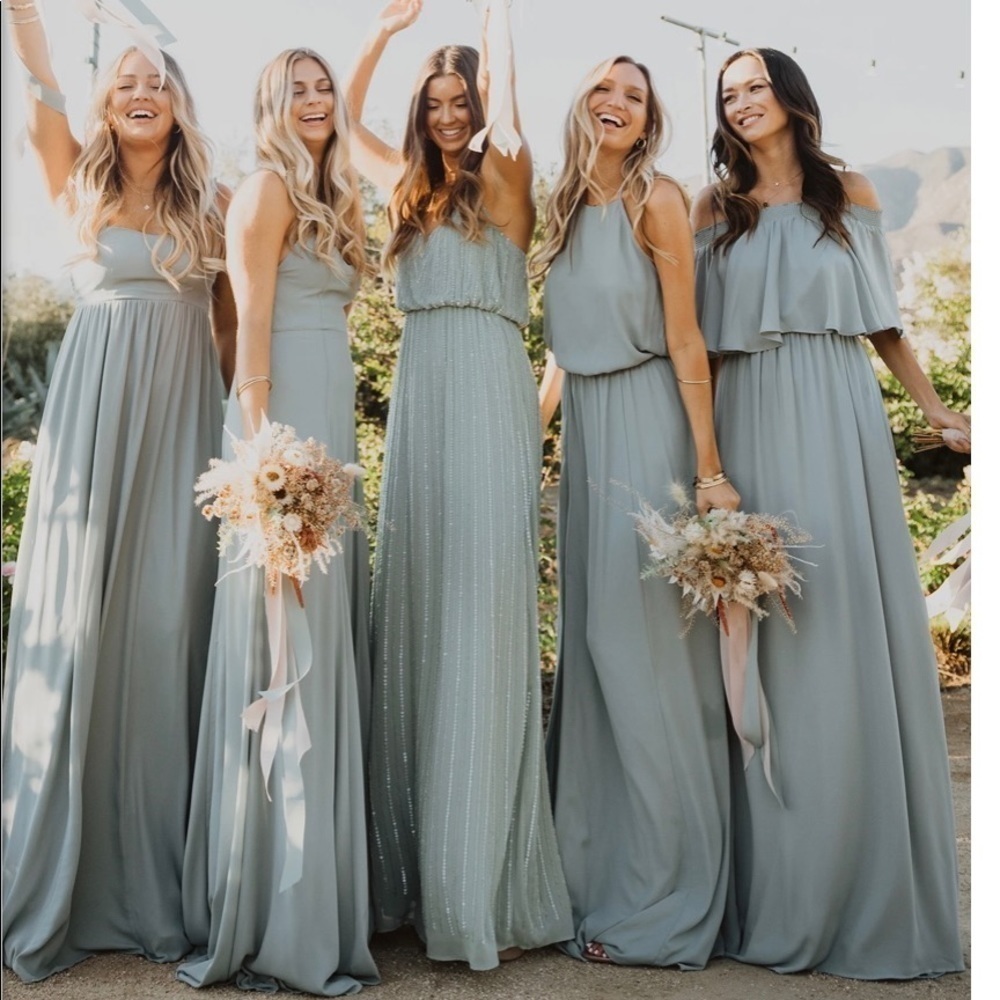 SMYM Hacienda maxi dress sage green XXS